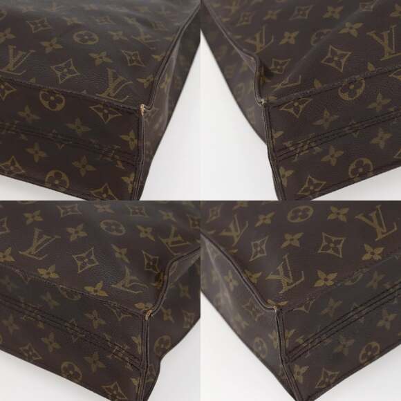 LOUIS VUITTON Monogram Sac Plat Hand Bag M51140 - Picture 10 of 12